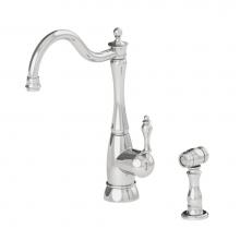 Franke Residential Canada FFS100 - Farm House Faucet With Sidespray, Pol. Chrome