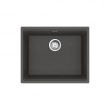 Franke Residential Canada MAG11020-SLG-S - Franke Maris Undermount 21.7-in x 17.8-in Fragranite Single Bowl Kitchen Sink in Slate Grey