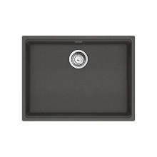 Franke Residential Canada MAG11023ADA-SLG-S - Franke Maris Undermount 25-in x 18.94-in Fragranite ADA Single Bowl Sink in Slate Grey