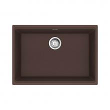 Franke Residential Canada MAG11025-MOC-S - Maris Undermount 27-in x 19-in Granite Single Bowl Kitchen Sink in Mocha