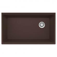 Franke Residential Canada MAG11031OW-MOC-S - Maris Undermount 33-in x 19.31-in Granite Single Bowl Kitchen Sink in Mocha