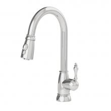 Franke Residential Canada FFS400 - Farm House Faucet With Sidespray, Pol. Chrome