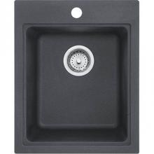 Franke Residential Canada SZGR1720-1-CA - Quantum  Granite - Dual Mount Sink Single-Graphite