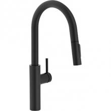 Franke Residential Canada FF4780 - Pescara L Pull Down Faucet Satin Black