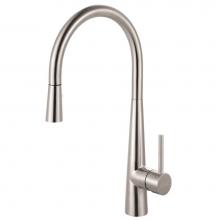 Franke Residential Canada STL-PD-304 - Steel 17.5-inch Single Handle Pull-Down Kitchen Faucet in Stainless Steel, STL-PD-304