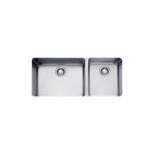 Franke Residential Canada KBX120-39 - Kubus - Undermount Sink Double  Ss