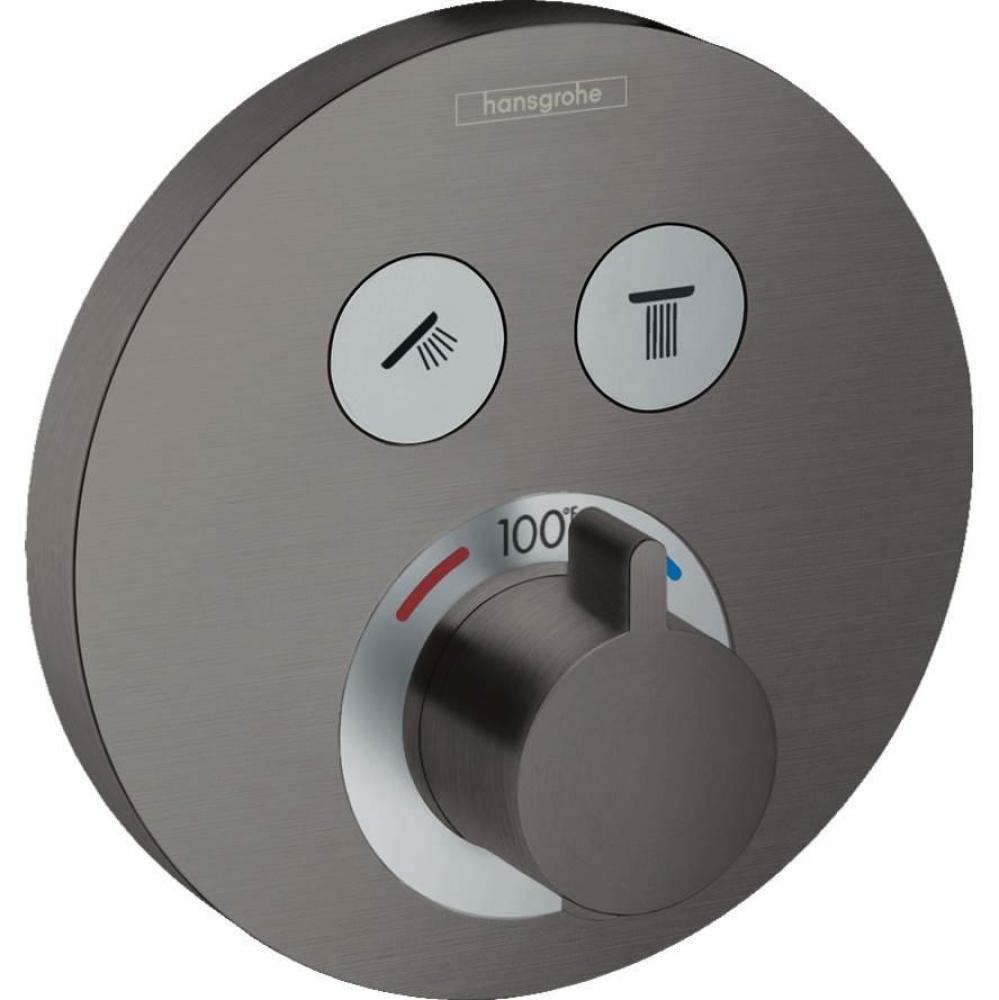 Hg Showerselect E Thermostatic Trim 2 Function, Round