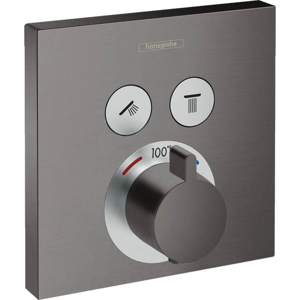 Hg Showerselect E Thermostatic Trim 2 Function, Square