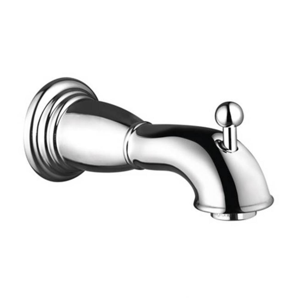 Retroaktiv Tub Spout With Diverter, Wall Mounted,