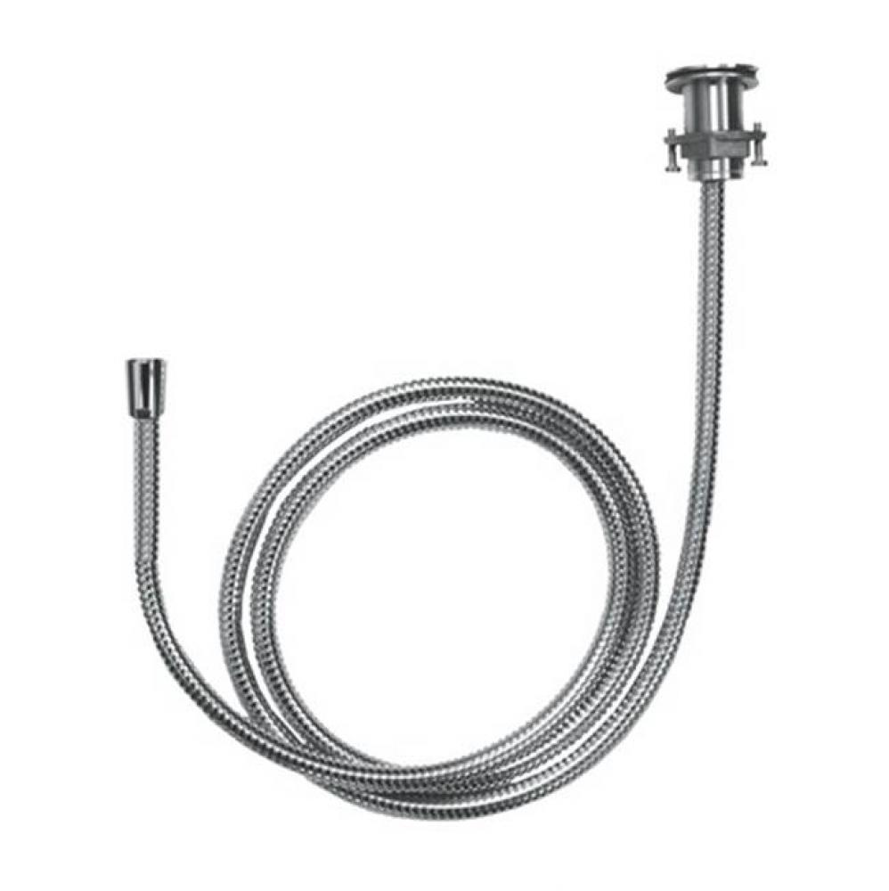 Metalhose 200Cm Pull Out Set, Holder And Elbow