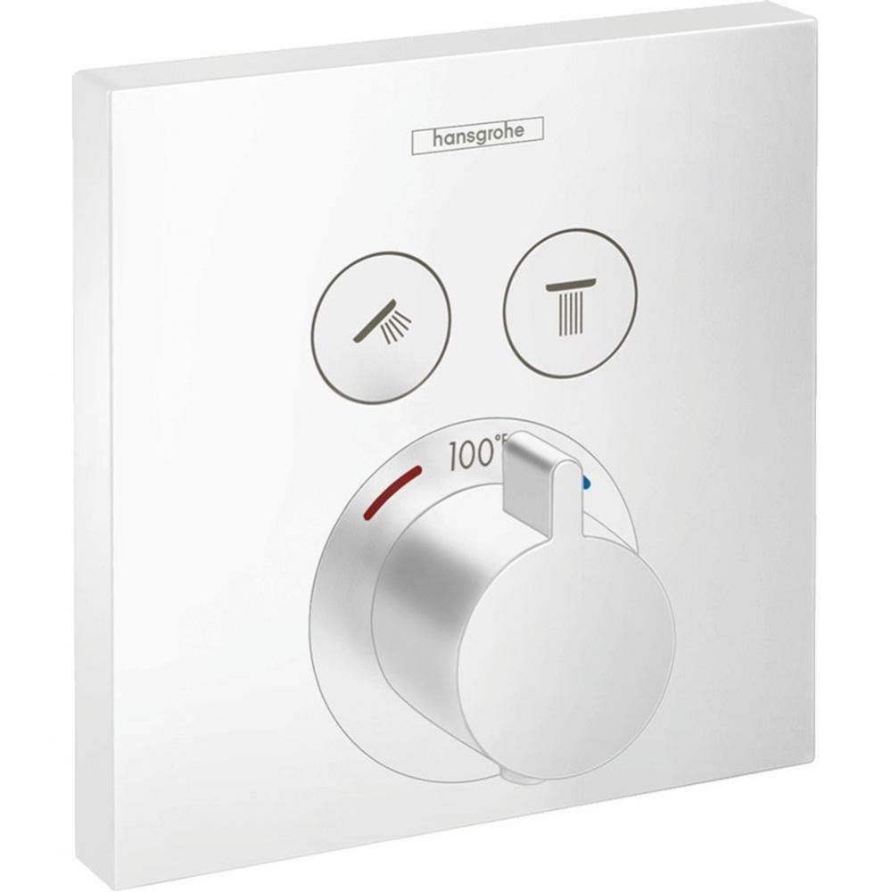 Hg Showerselect E Thermostatic Trim 2 Function, Square