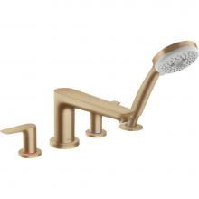 Hansgrohe Canada 71744141 - Talis E 4-Hole Roman Tub Set Trim With 1.8 Gpm Handshower