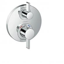 Hansgrohe Canada 15757001 - Round Thermostatic Trim With Volume Control