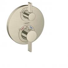 Hansgrohe Canada 15758821 - Round Thermostatic Trim With Volume Control And Diverter