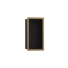 Hansgrohe Canada 56095140 - Xtrastoris Individual Wall Niche Matte Black With Design Fra