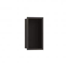 Hansgrohe Canada 56095340 - Xtrastoris Individual Wall Niche Matte Black With Design Fra
