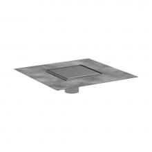 Hansgrohe Canada 56134801 - Raindrain Brilliance Point Drain Set 6''X 6'' Trim Tileable Re