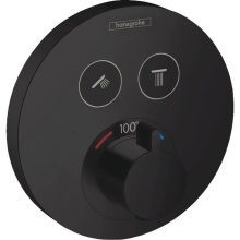 Hansgrohe Canada 15743671 - Hg Showerselect E Thermostatic Trim 2 Function, Round