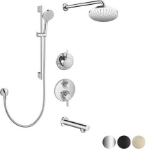 Hansgrohe Canada SKH6 - Hansgrohe Ecostat Round Thermostatic Tub Spout Shower Kit
