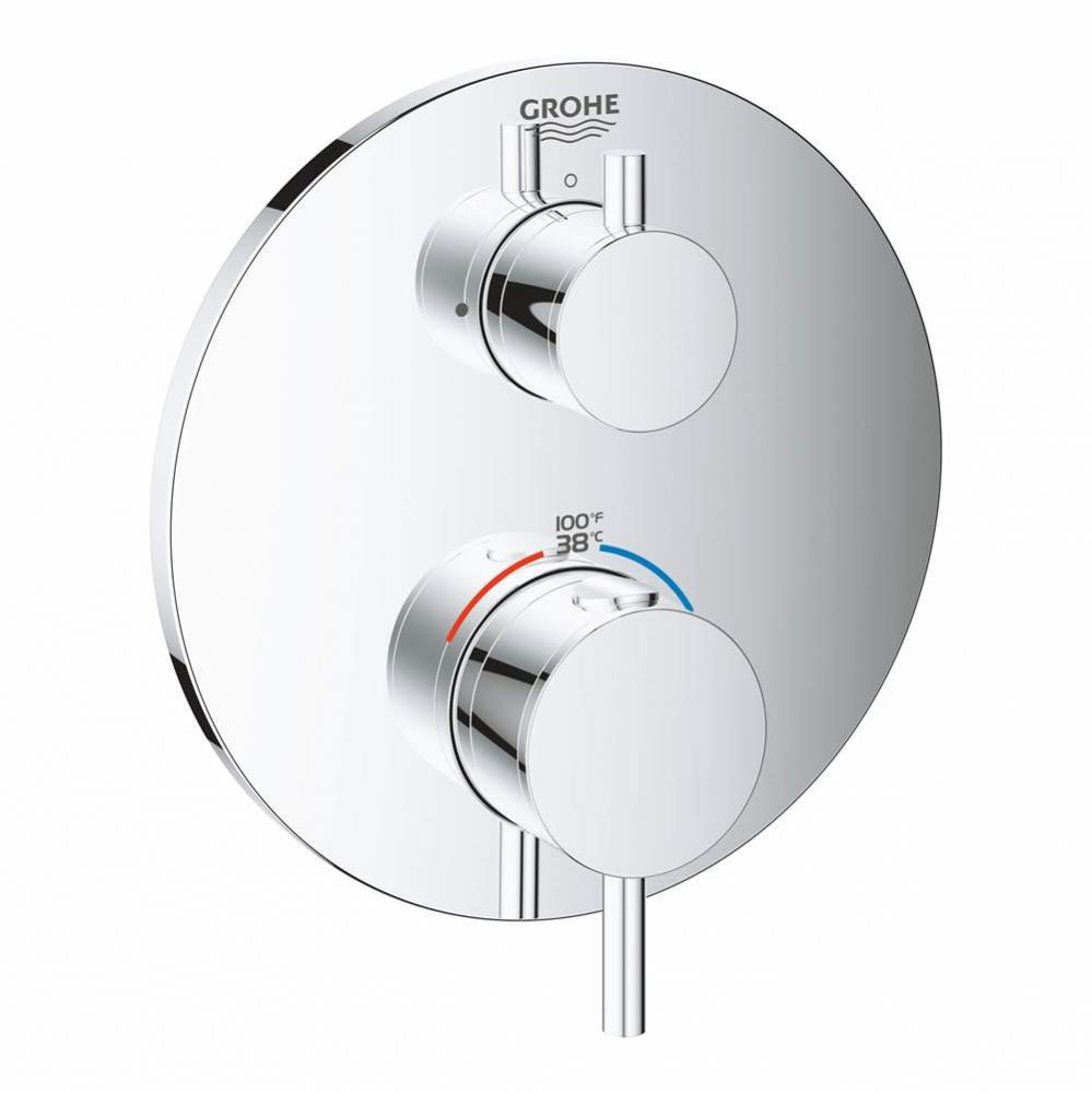 Single Function 2 Handle Thermostatic Valve Trim