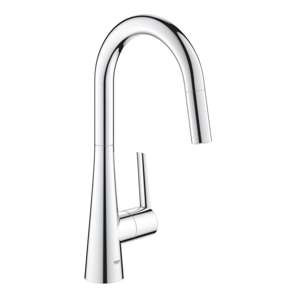 Zedra Single-Handle Pull Down Kitchen Faucet Dual Spray