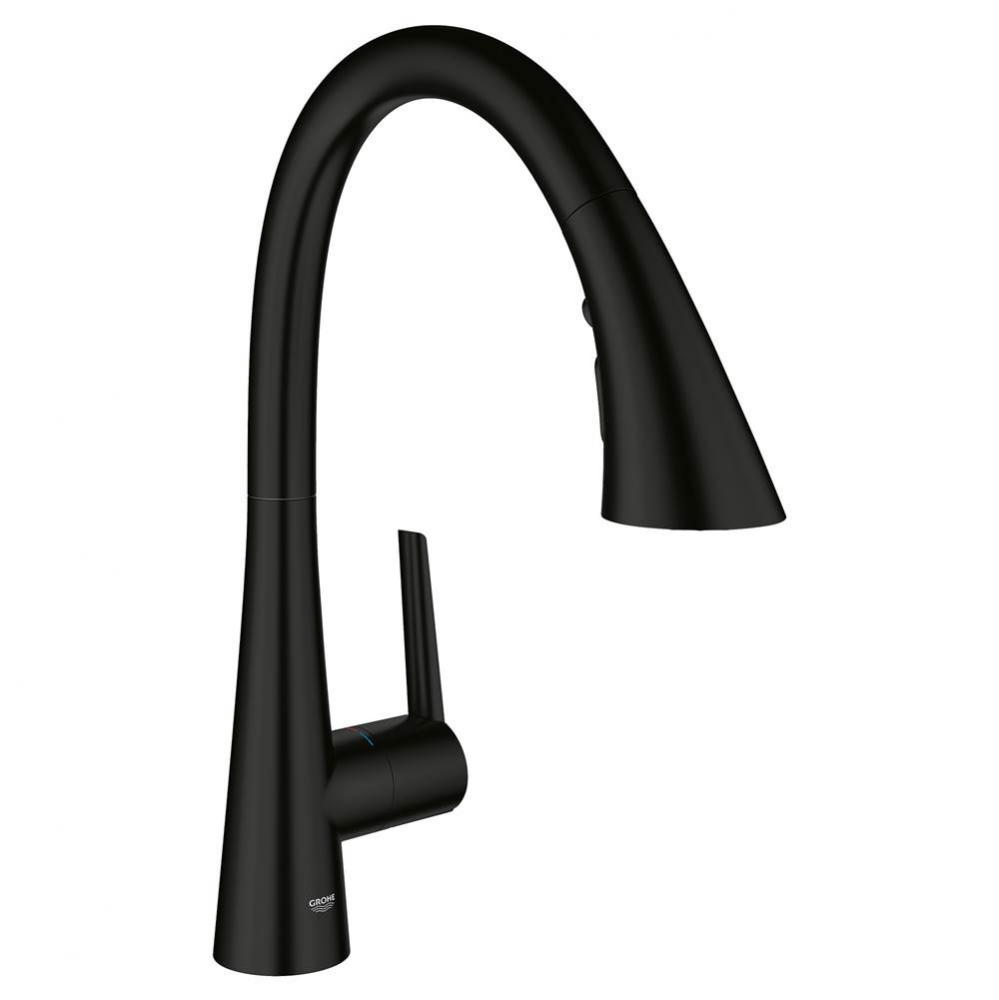 Single-Handle Pull Down Kitchen Faucet Triple Spray 6.6 L/min (1.75 gpm)