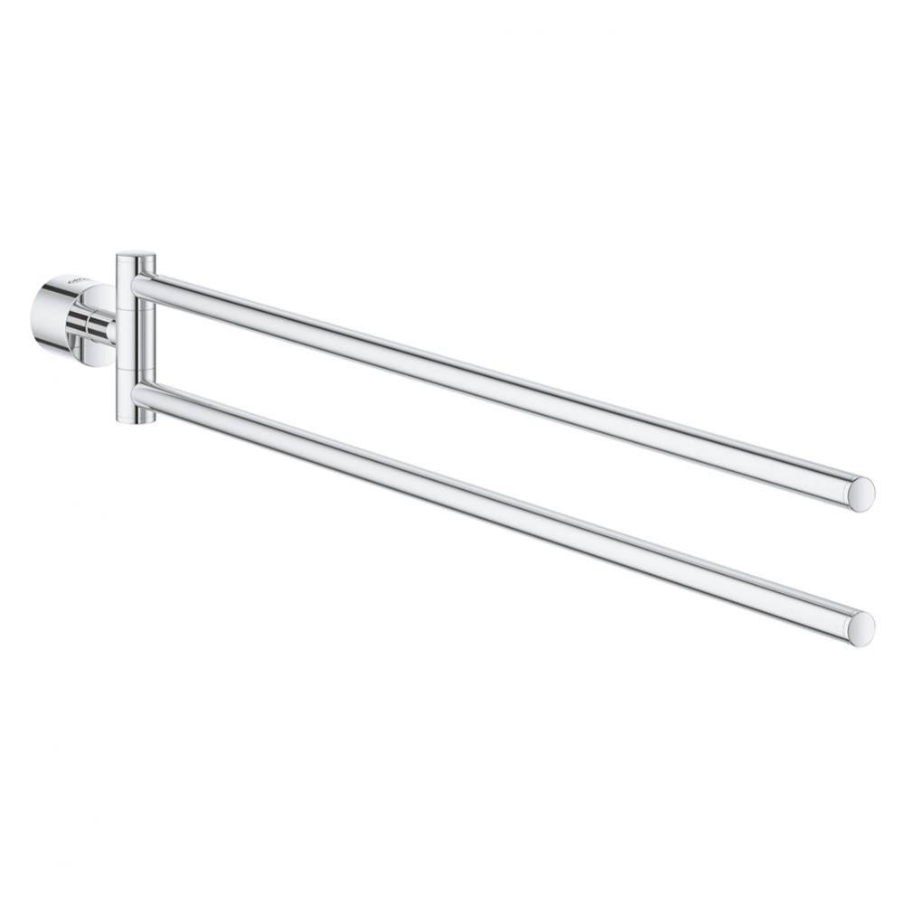 ATRIO NEW DOUBLE TOWEL BAR - CHROME