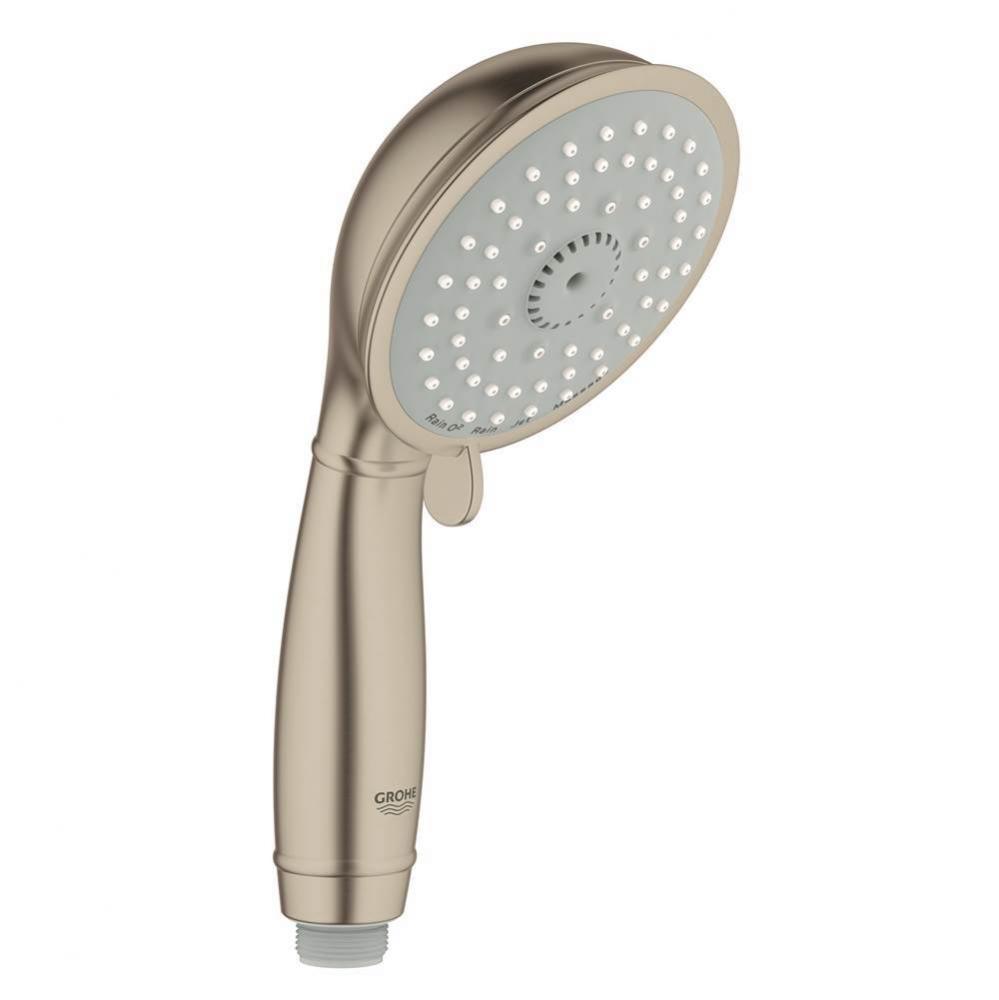 Tempesta Rustic IV Hand shower 9.5 L/min (2.5 gpm) brushed nickel