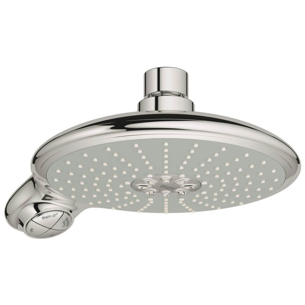 Power & Soul Contemporary Shower head 7.5'', 2.5 gpm