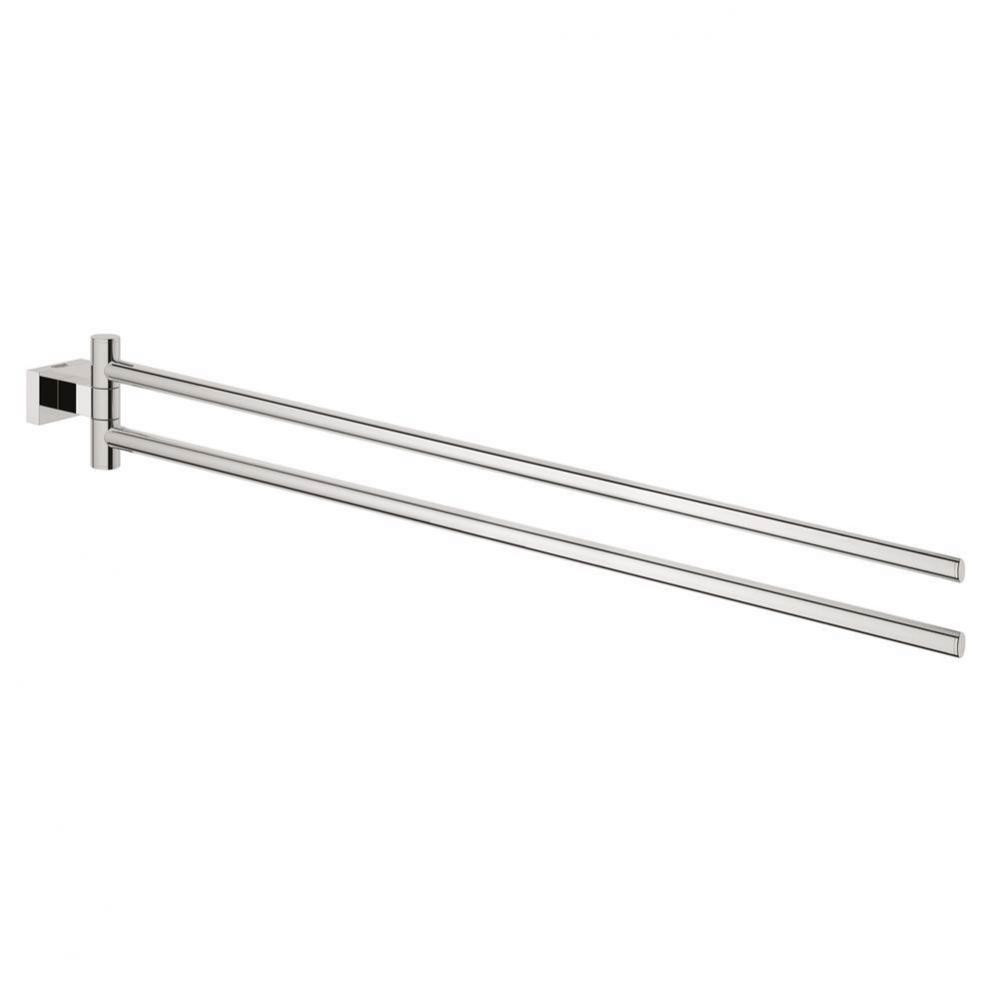 Essentials Cube Double Towel Bar  439 mm