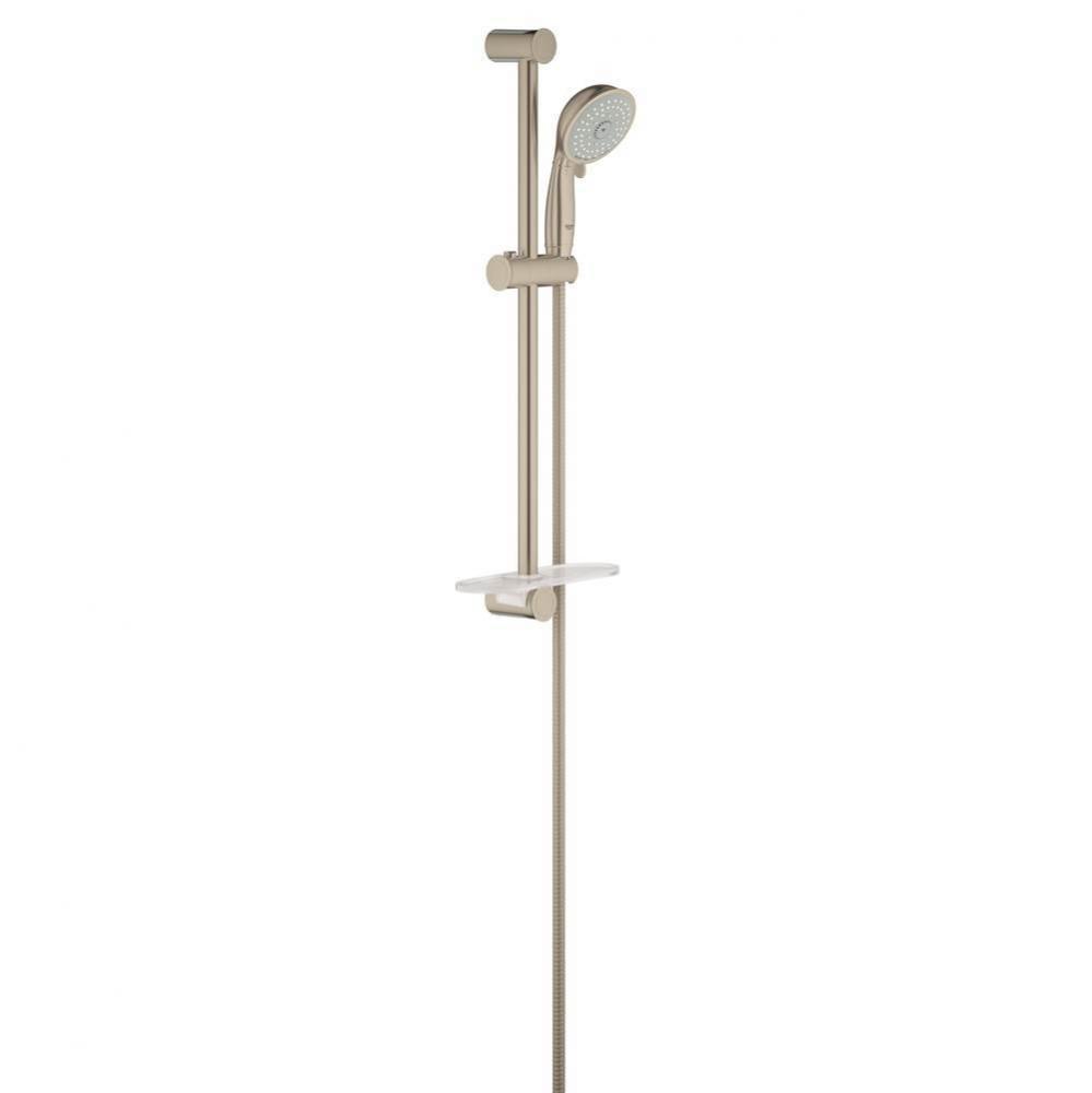 Tempesta Rustic IV 24'' shower set 9.5 L/min (2.5 gpm), brushed nickel