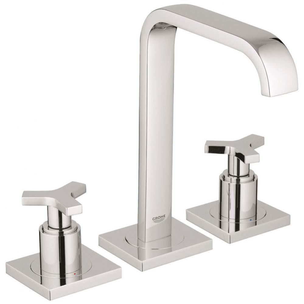 Grohe Allure 3-hole lavatory wideset, cross handles