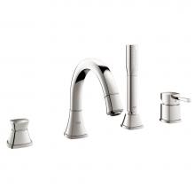 Grohe Canada 19936000 - Grandera Roman Tub Filler, Single Handle, Personalized Hand Shower, Chrome