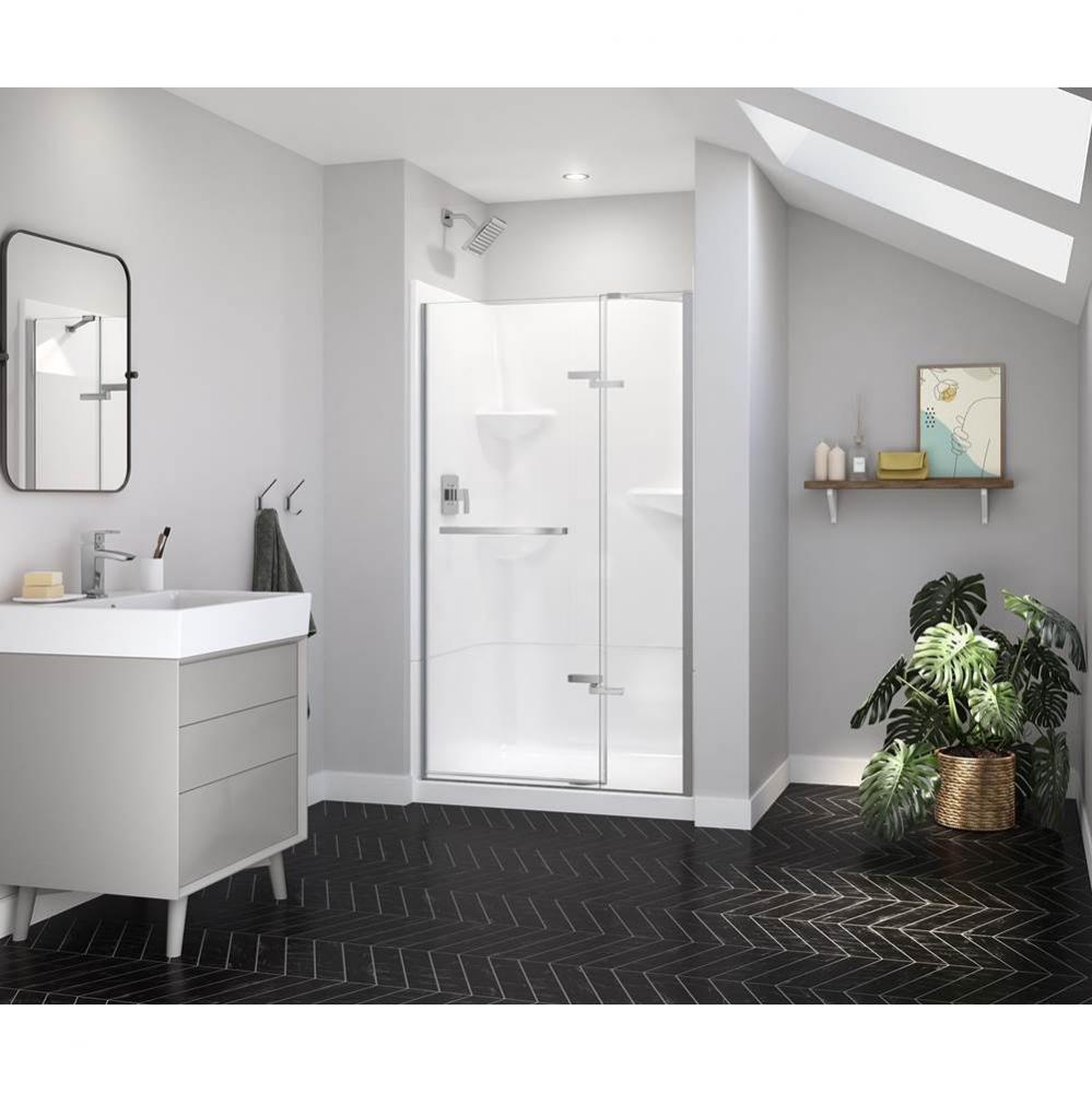 Reveal Sleek 71 Pivot Shower Door 41.5-44.5 x 71.5 in. 8 mm