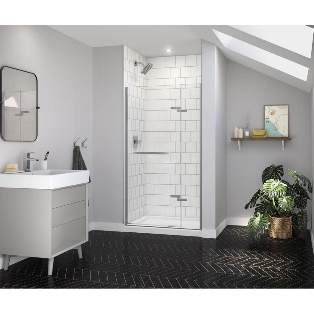 Reveal Sleek 71 Pivot Shower Door 38-41 x 71.5 in. 8 mm