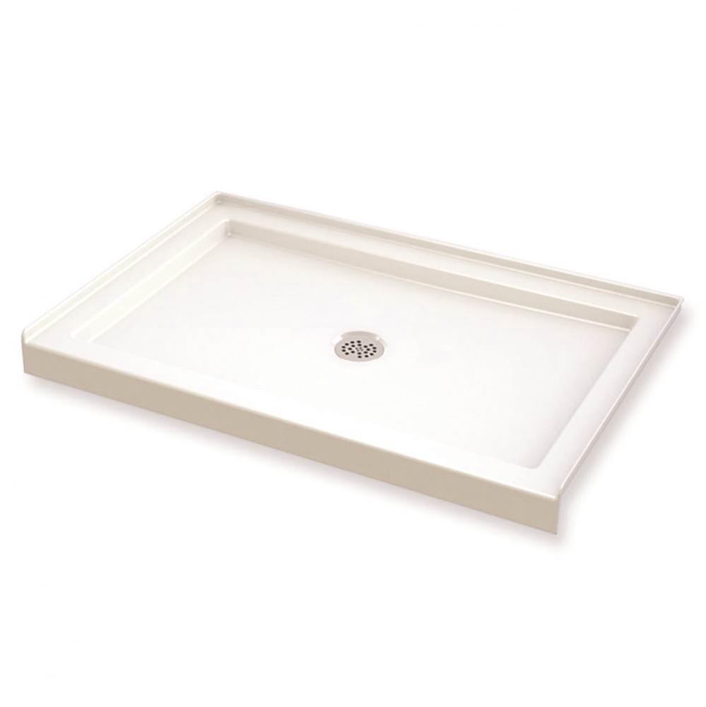 B3 Base 4834 Round Drain Alcove Installation White