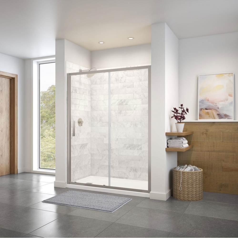 CONNECT Sliding Shower Door 55 1/2-57 x 72 in. 6mm