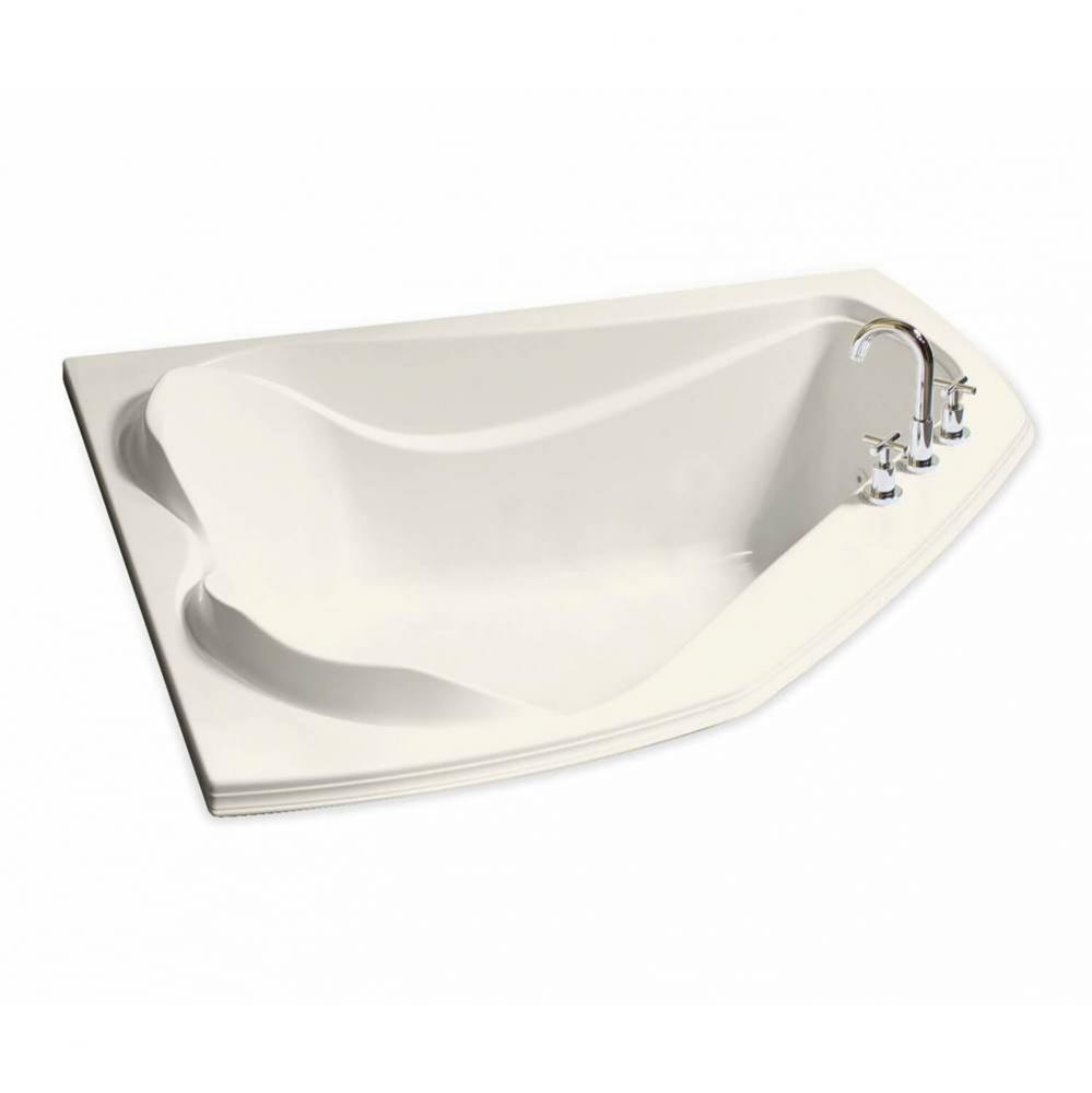 Cocoon 59.75 in. x 53.875 in. Corner Bathtub with Combined Hydrosens/Aerosens System Center Drain