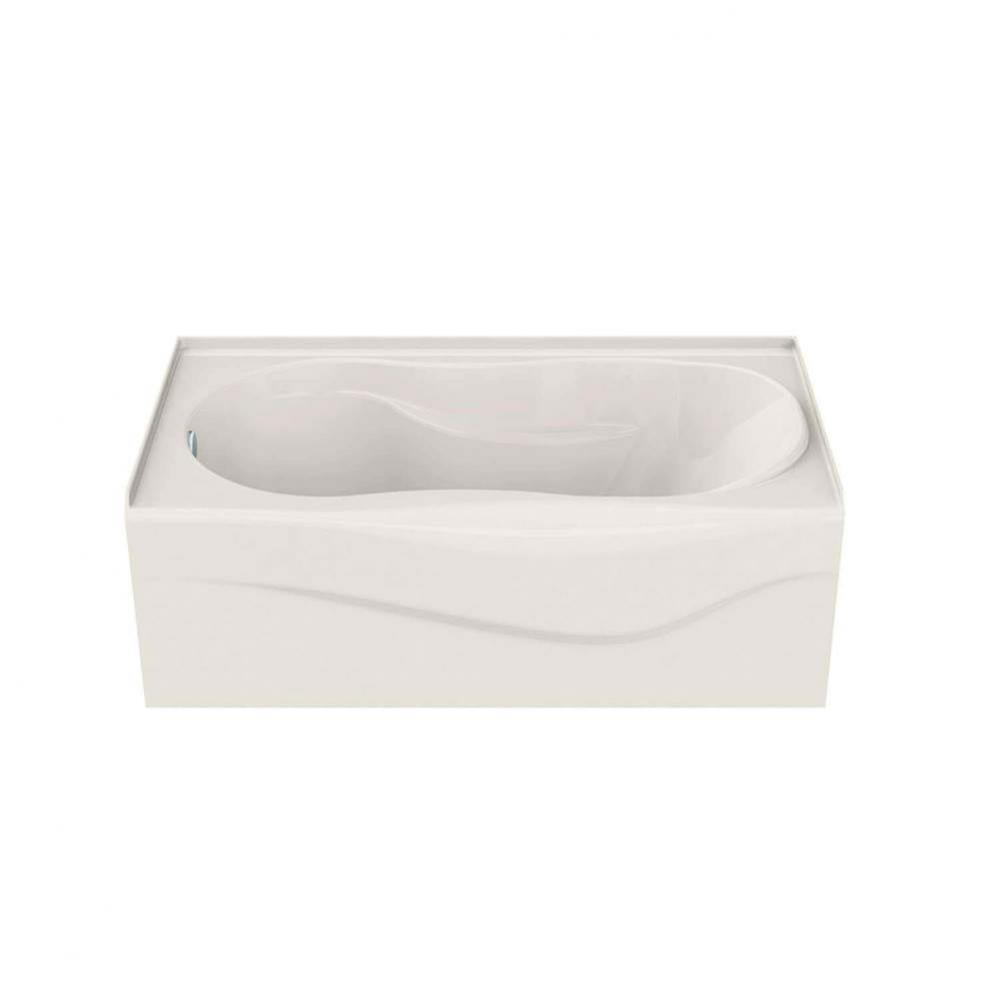 Vichy 59.875 in. x 33.375 in. Alcove Bathtub with Whirlpool System Right Drain in Biscuit