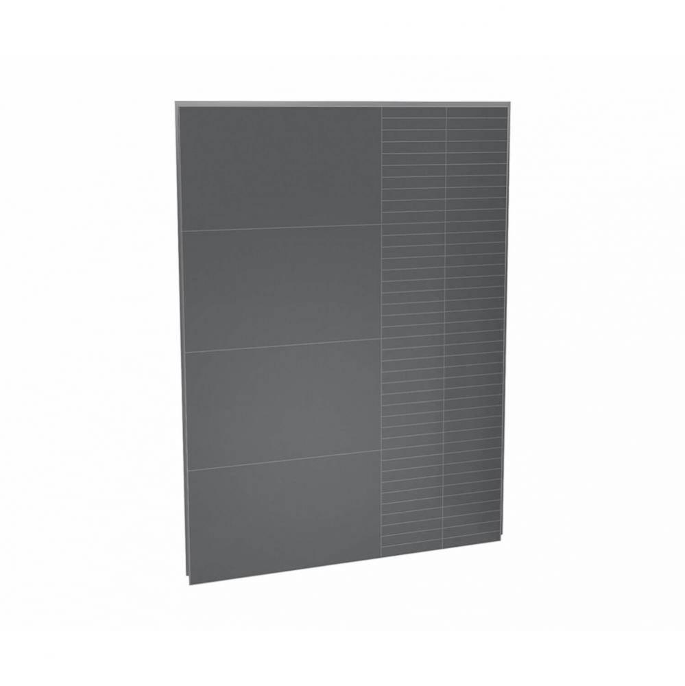 Utile 60 in. x 1.125 in. x 80 in. Direct to Stud Back Wall in Charcoal