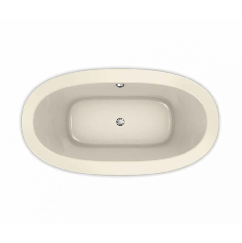 Reverie 66 in. x 36 in. Drop-in Bathtub with Combined Hydrosens/Aerosens System Center Drain in Bo