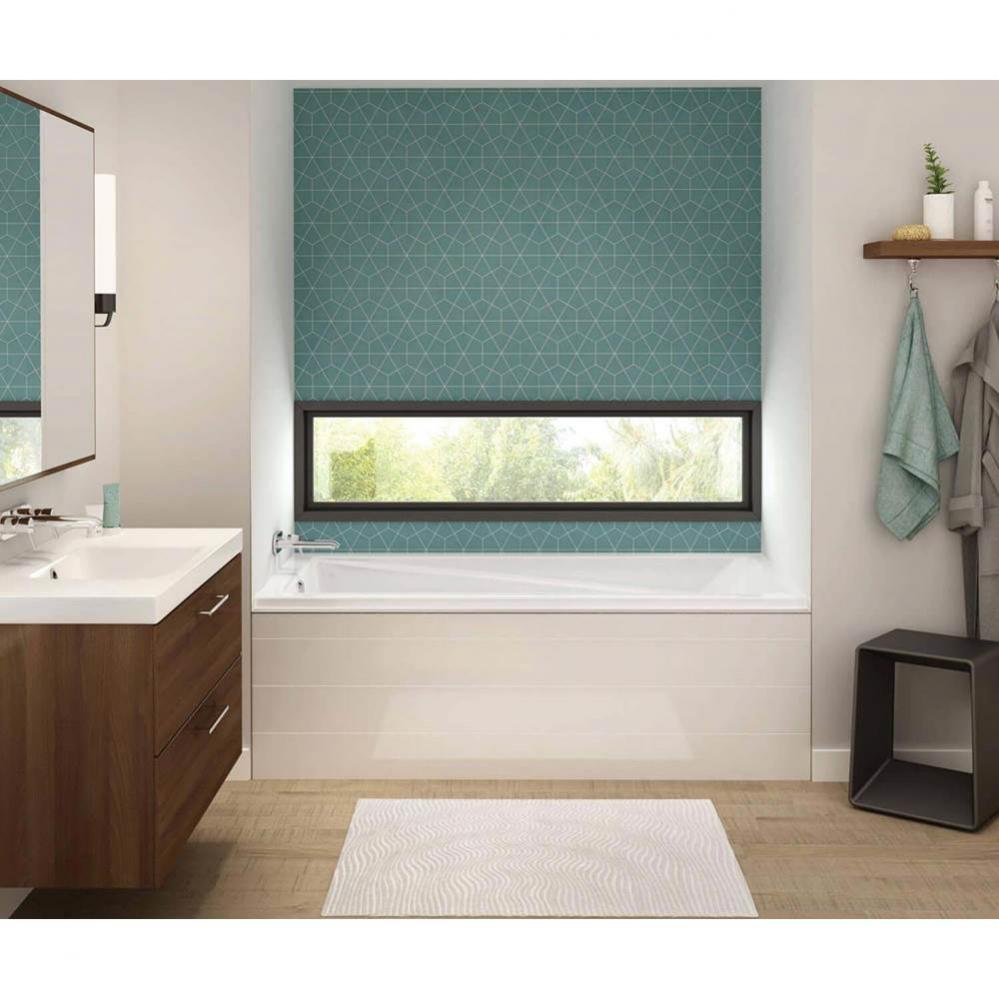 Exhibit IF 59.75 in. x 31.875 in. Alcove Bathtub with Combined Whirlpool/Aeroeffect System Right D