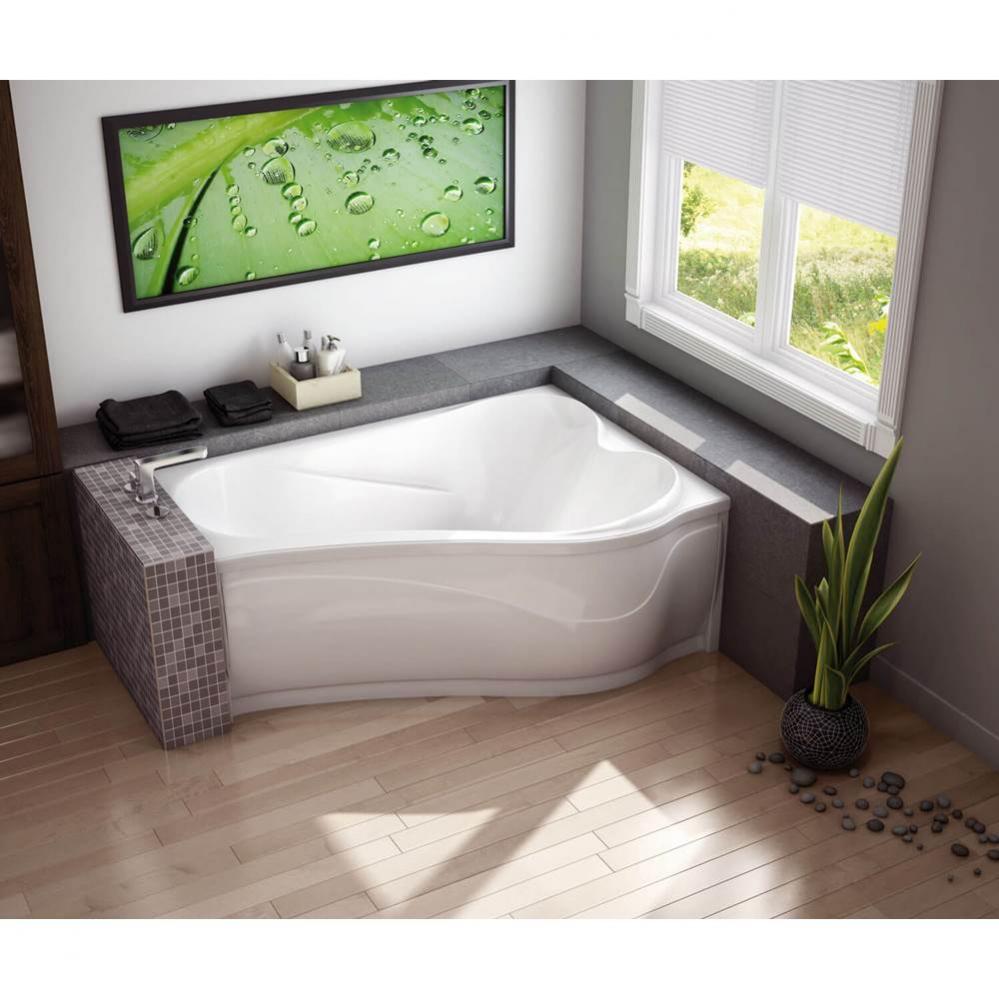 Murmur ASY 59.875 in. x 42.875 in. Drop-in Bathtub with Combined Hydrosens/Aerosens System Right D