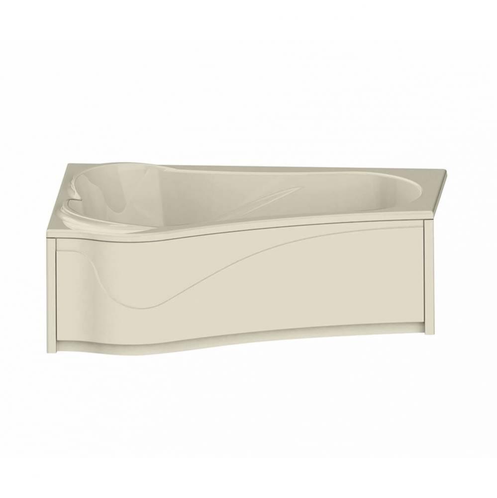 Murmur ASY 59.875 in. x 42.875 in. Drop-in Bathtub with Combined Hydrosens/Aerosens System Left Dr