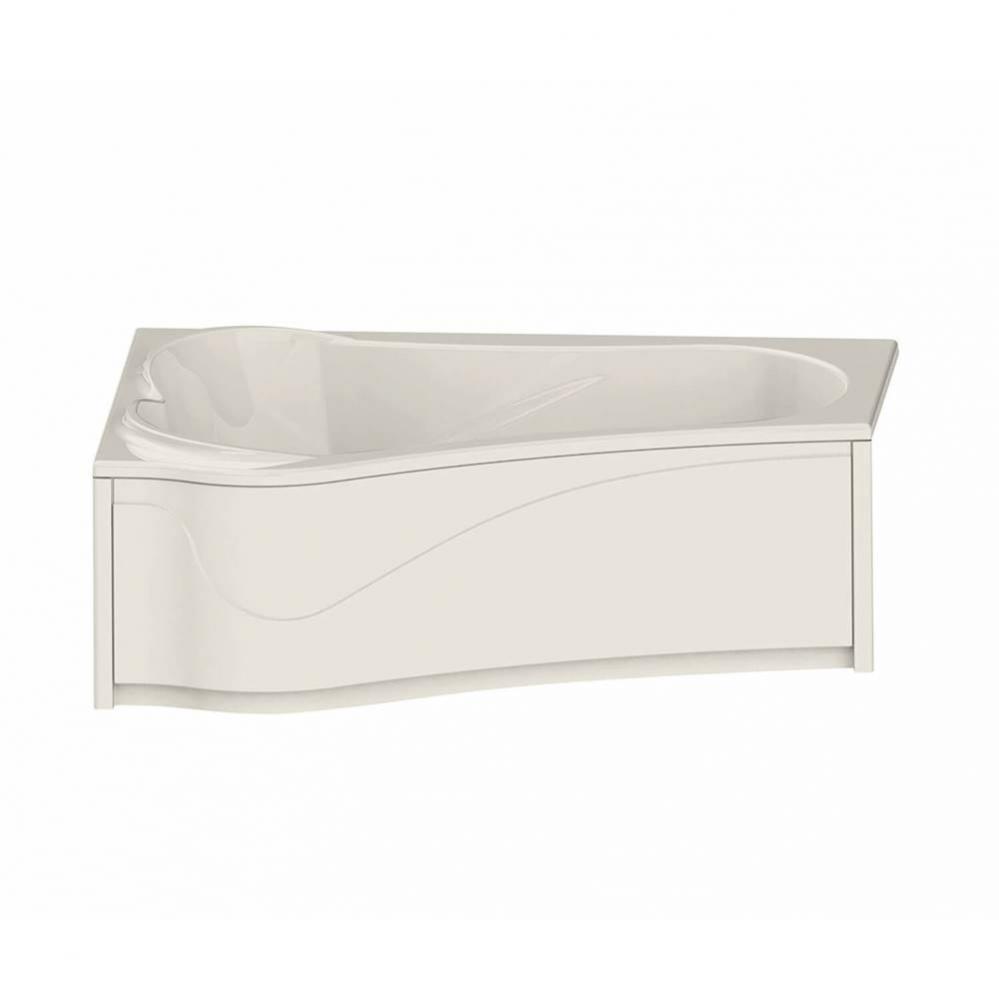 Murmur ASY 59.875 in. x 42.875 in. Drop-in Bathtub with Combined Hydrosens/Aerosens System Left Dr