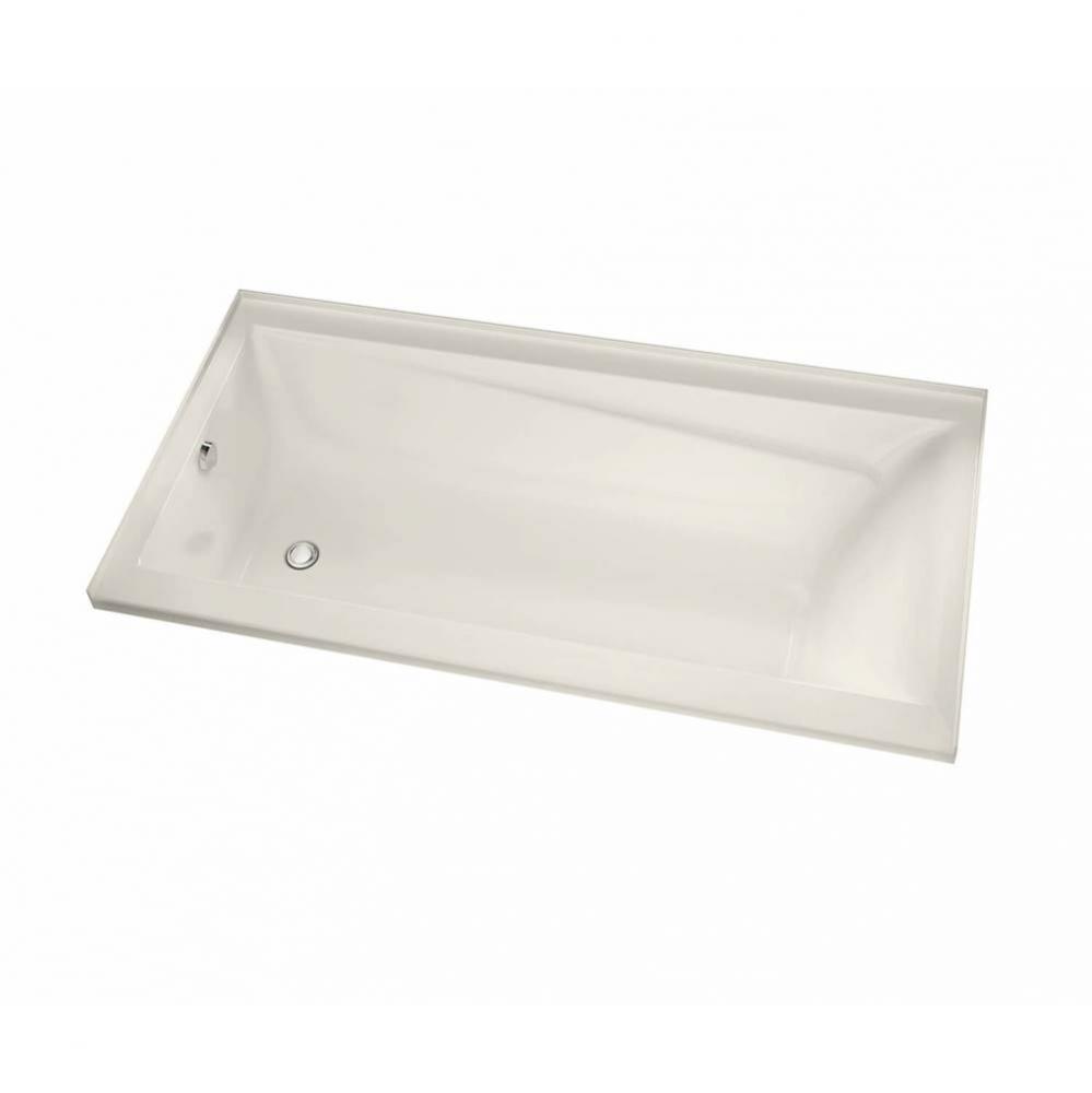 Exhibit IF 71.875 in. x 36 in. Alcove Bathtub with Left Drain in Biscuit