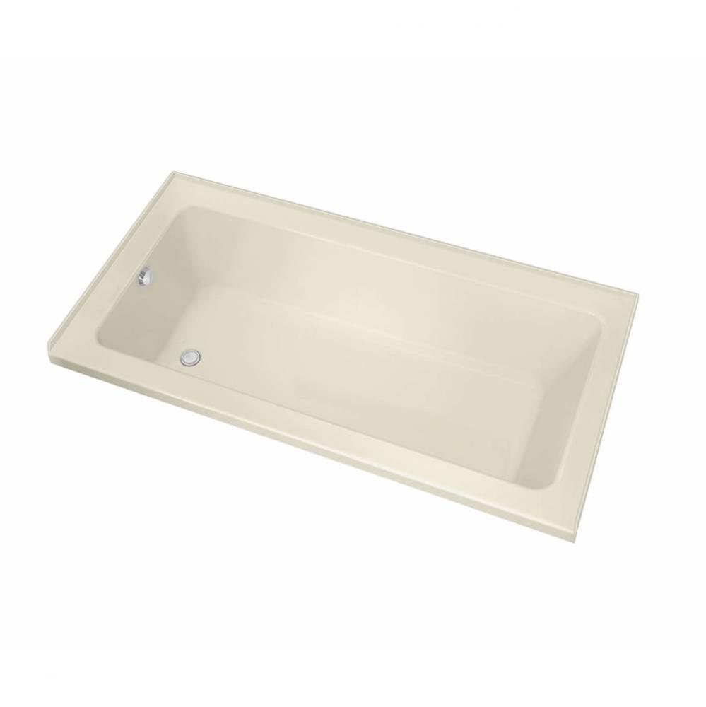 Pose IF 59.625 in. x 31.625 in. Alcove Bathtub with Left Drain in Bone