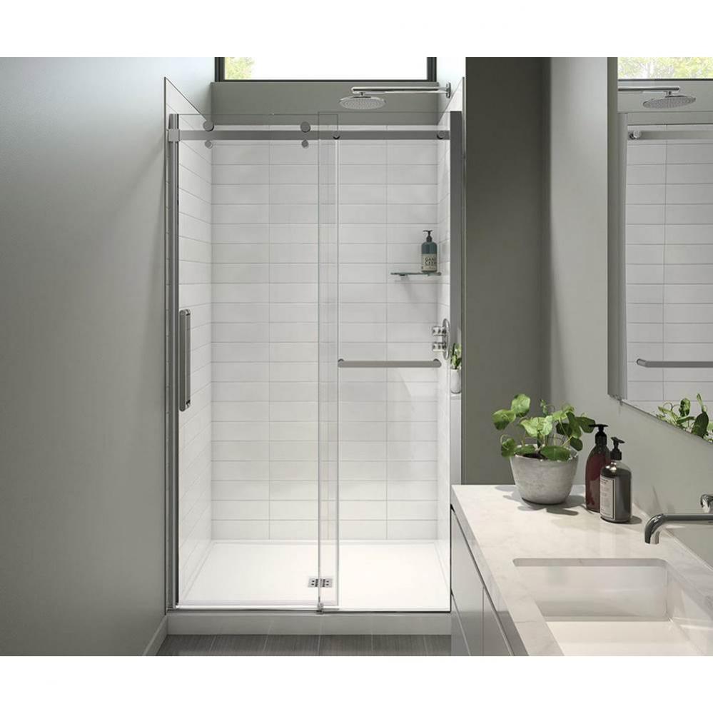 Halo Pro Sliding Door with Towel Bar 44.5-47 x 78.75 in. 8 mm