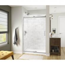 Maax Canada 135693-900-084-000 - Revelation Square Sliding Shower Door 44-47 x 70.5-73 in. 8 mm