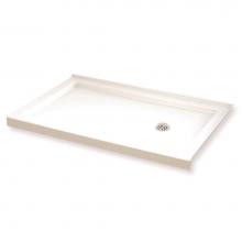 Maax Canada 410005-R-501-001 - B3 Base 6032 Round Drain Alcove Installation White